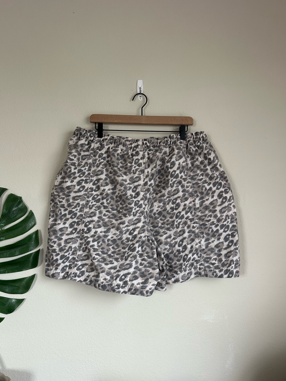 Aerie Cheetah Print Canvas Jort Shorts - Picture 6 of 14
